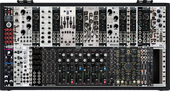 Drums and mixer double case (recent)