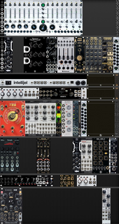 My throbby Eurorack (work edition)