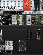 My throbby Eurorack (104hp work edition)