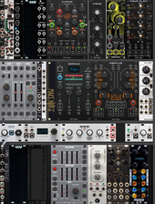 My rubied Eurorack 10U x 66HP (copy)