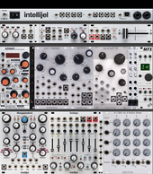 4U 62HP intellijel palette + 62 skiff