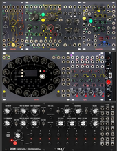 My lozenged Eurorack