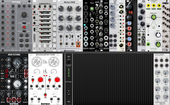 84 hp laberinttto v25 - tipo BEAU W.  monostation - case - volca sample - synth (roland?)