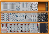 Blue 126hp x 3 Tiptop Buchla system (current)