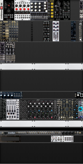 Live case 7U + Palette + 9U Dark Modular (01-2026)