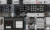FUTR - 3 ROWS - 1-7u intellijel DRUM RIG w/ Bohm kick