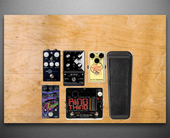 My unshaped Pedalboard (copy) (copy) (copy)