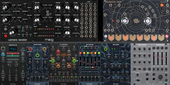 Moog labyrinth + Swarm + Behringer