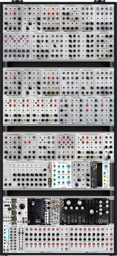 My pockmarked Eurorack