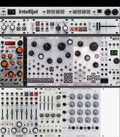 4U 62HP intellijel palette + 52 skiff