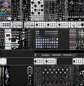 MasterILL - Current Set Up (Intellijel 104hp Performance w/ external 62hp Palette) (Midi alt)