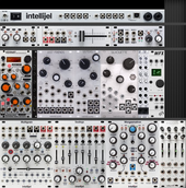 4U 62HP intellijel palette + 70 skiff