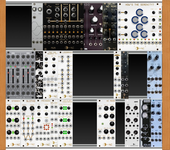 My liveset 3 row Eurorack