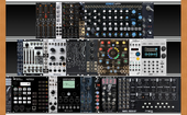 My Eurorack with  306 HP + Moog Sub 37 +  Arturia microfreak (sans metamodule) (final)