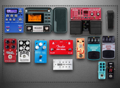My cheery Pedalboard