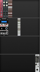 Patch bay plus guitar
