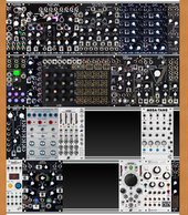 My beveled Eurorack