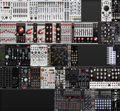 My crinkly Eurorack