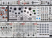 4U 62HP intellijel palette + 62 skiff 2
