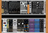 VicTerri's First Rack 2nd iteration with spare row for rotated 3u modules using 1u converter under 500 mv (copy)