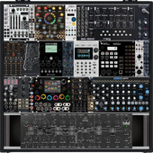 My Eurorack with  312 HP + Moog Sub 37 +  Arturia microfreak  + Behringer Kobol