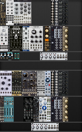 Split Case: 7U x 84HP twice