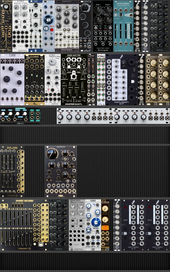 Split Case: 7U x 84HP twice - distinct voices trial