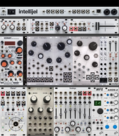 4U 62HP intellijel palette + 62 skiff 4