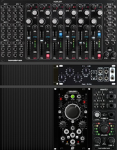909/303/101 + 4U 21HP Eurorack + 3U 48HP