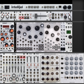 4U 62HP intellijel palette + 72 skiff