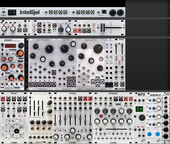 4U 62HP intellijel palette + 84 skiff