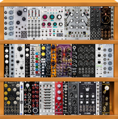 My bleached Eurorack