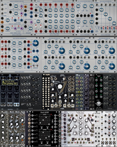 6U 84HP ALM skiff all buchla system