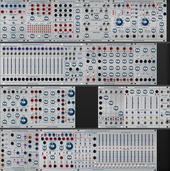 My gadrooned Eurorack