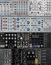 6U 84HP ALM skiff buchla plus rings/ears side car