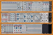 Blue 126hp x 3 Tiptop Buchla system