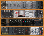 XX-Ideas 01 - Doepfer Cases 9 + 10 - Melodicer, Verbos, 8 harmonic stereo + FX LFOs control 8xharm+scan+tilt