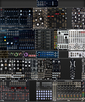 My blotchy Eurorack