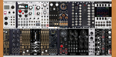 104hp x2 + Microfreak, Minilogue, SH-101 and TR-8s. Ableton seq , mix and effects