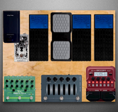 Box case pedalboard - horizontal long, pedals, 9cm high (copy)