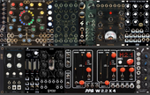 1st ace 84HP 6U Erica Synths Skiff case QD - Quad Drum + Hi-Hat drum + Ultra Perc + Harmonic Shift Oscillator / LPG +  PPG W2.2x4 &amp; various filters (copy)