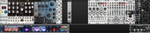 My upturned Eurorack (copied from Hum-Werx)