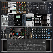 My Eurorack with  312 HP + Moog Sub 37 +  Arturia microfreak  + Behringer Kobol (copy)