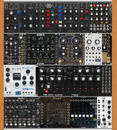 My hammered Eurorack