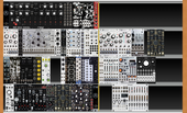 My flooded Eurorack (3 cases)