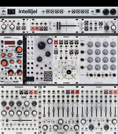 4U 62HP intellijel palette + 62 skiff