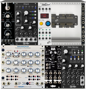 6U 50HP Eurorack Modular Aluminum Case Powered Setup #100
