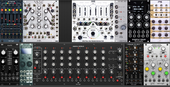 Mi Eurorack iluminado por el sol (copy) 2