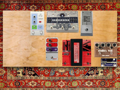 My hilly Pedalboard