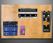 My unlit Pedalboard